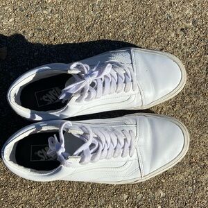 Size 9 Leather Vans